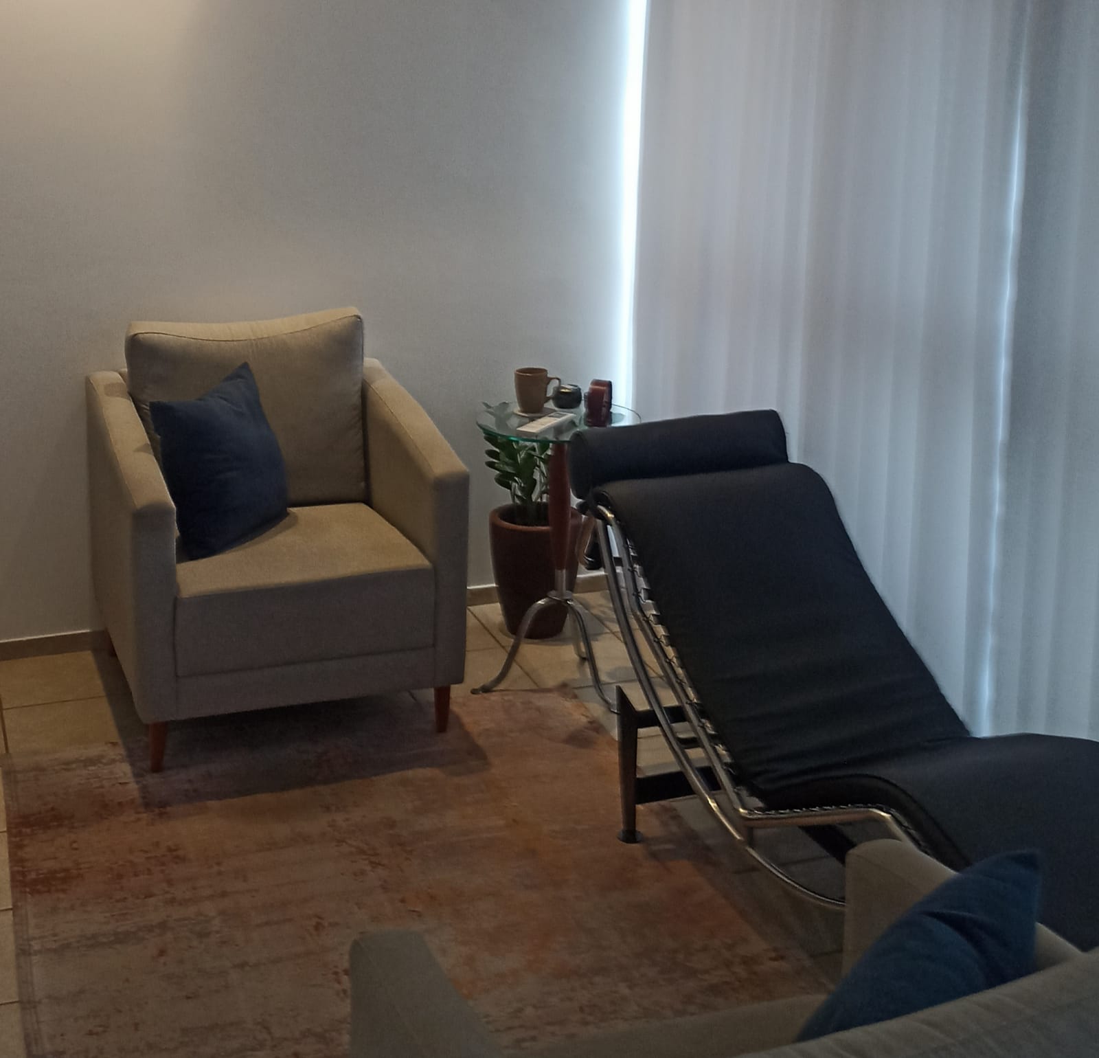 Consultório moderno da Psicóloga Huana Pelisson